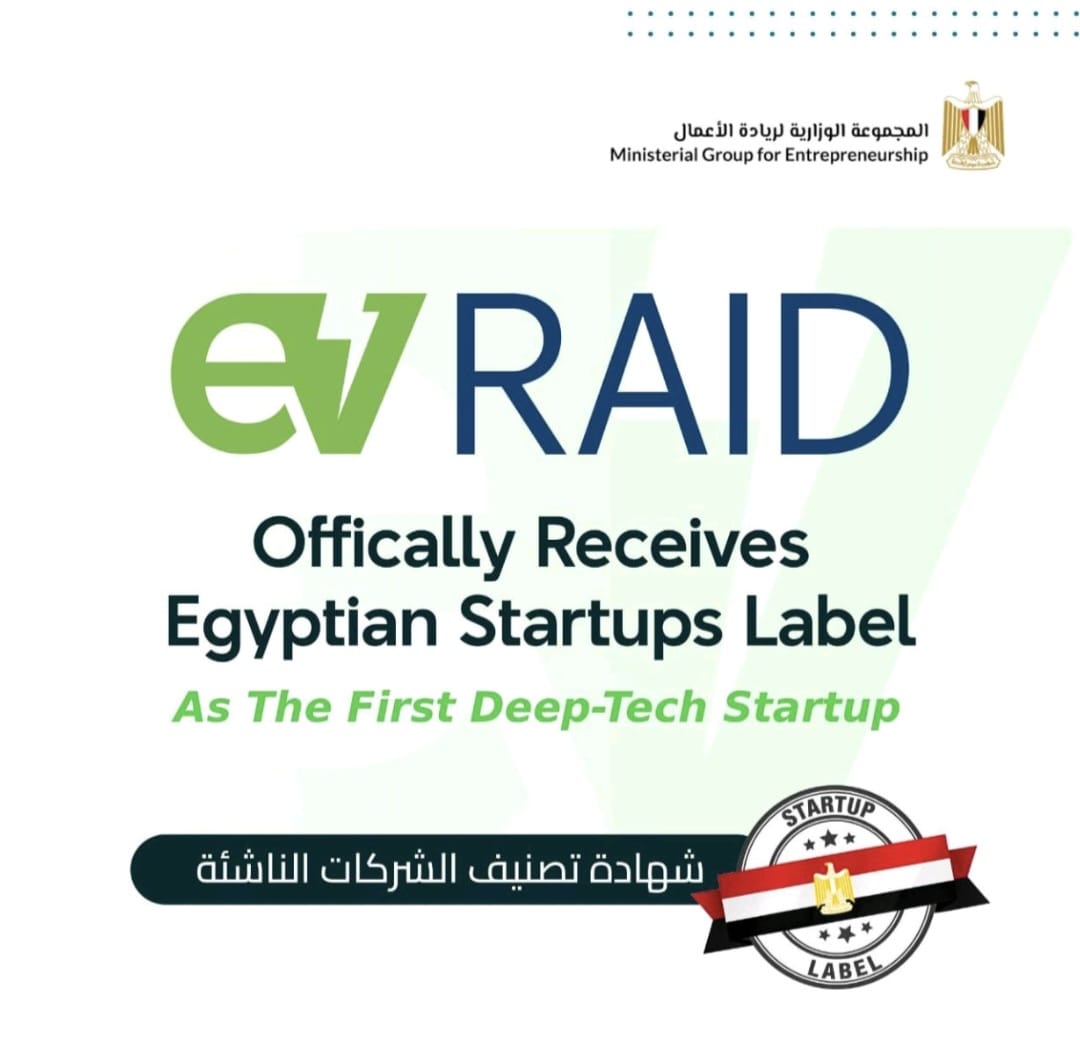 Egypt’s EVRaid Secures Official Startup Label for Deep Tech EV Systems